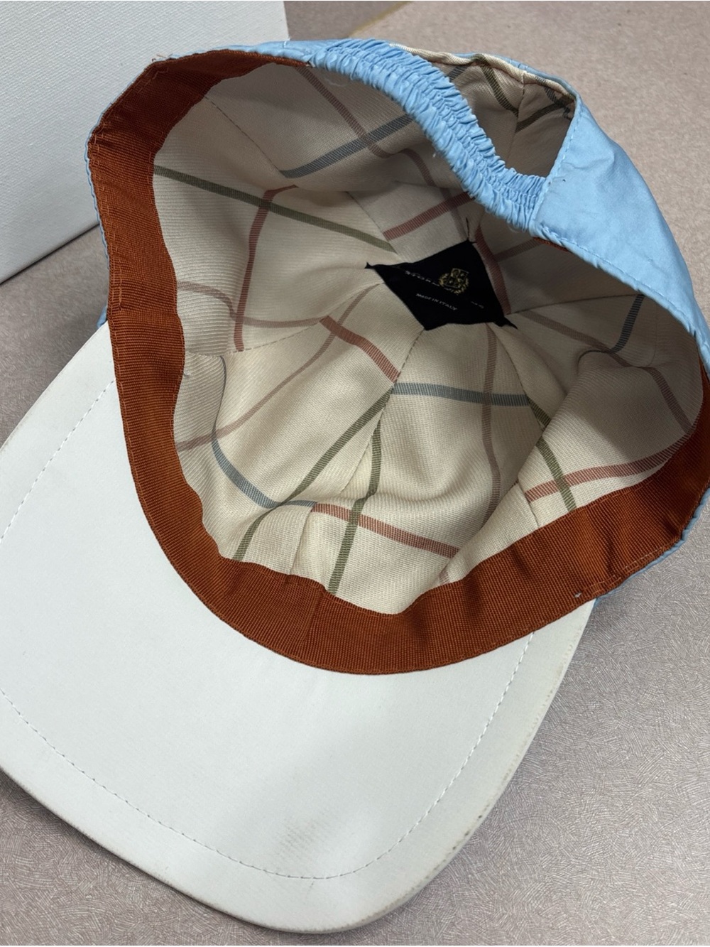 Loro Piana Storm System Sky Blue Baseball Cap Used Excellent Condition Medium - Picture 9 of 9